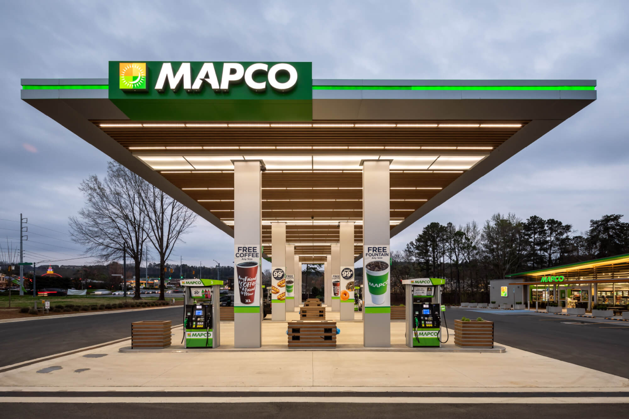 Магазин АЗС MAPCO США