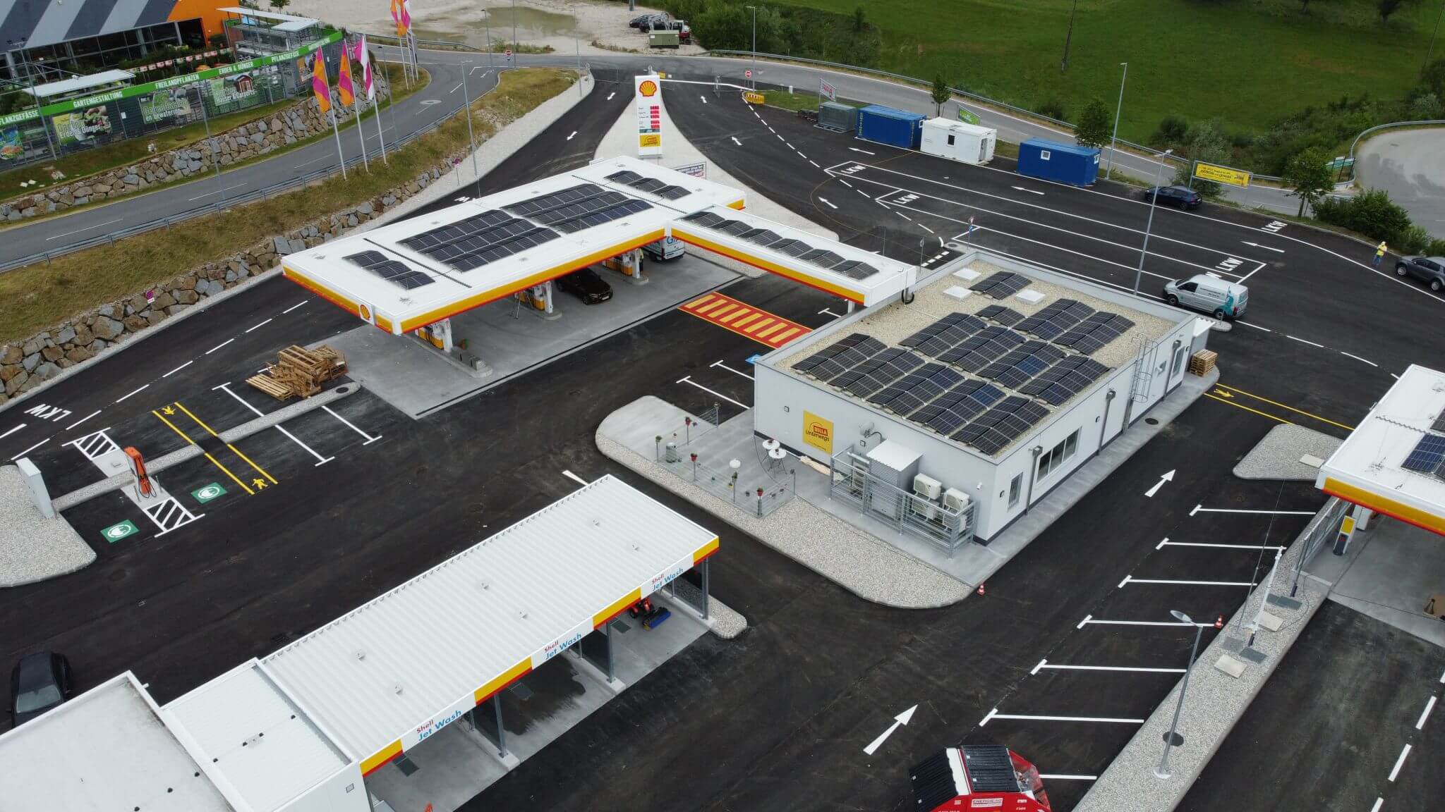 Автозаправочный комплекс Shell в Австрии 