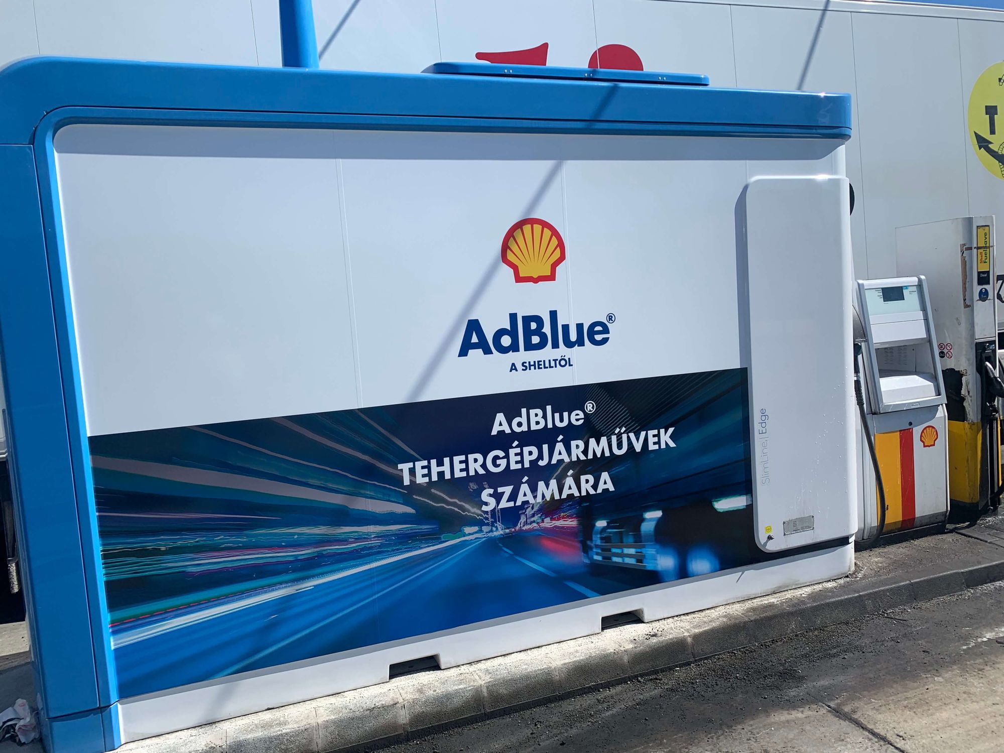 AdBlue на Shell Венгрия