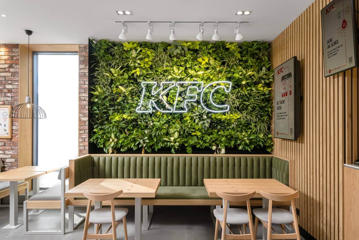 Зеленый Ресторан KFC Польша Краков