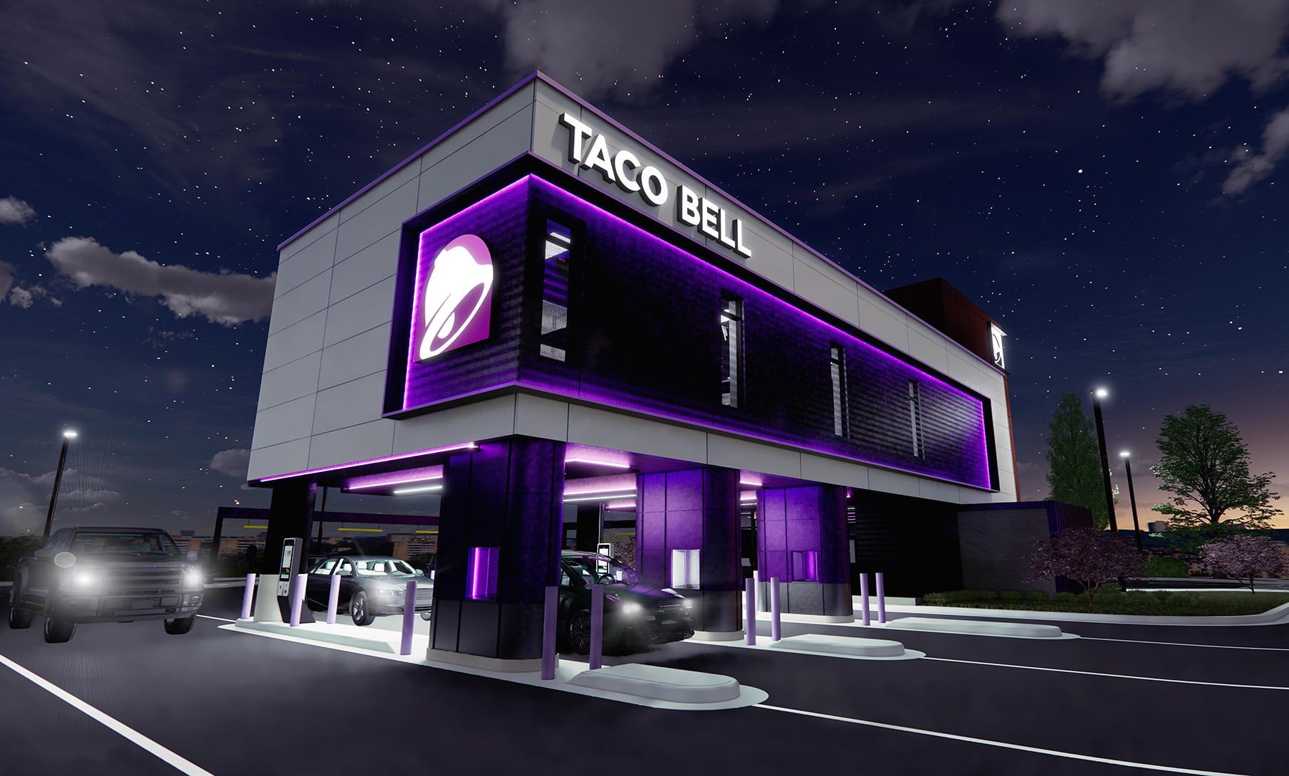 Концептуальный ресторан Taco Bell Defy