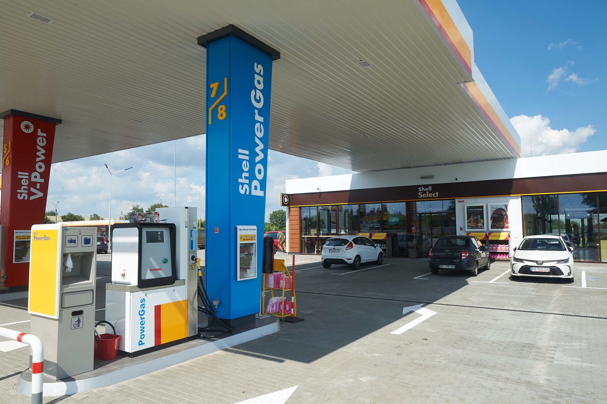 Автозаправочная станция Shell Украина автогаз Shell PowerGas