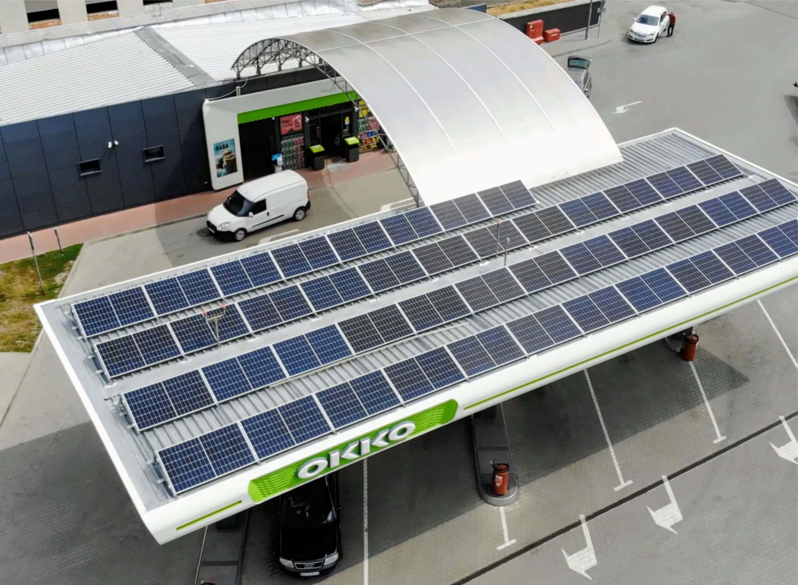 В 2021 году сеть ОККО инвестировала более 25 миллионов гривен в обустройство солнечных электростанций на АЗК