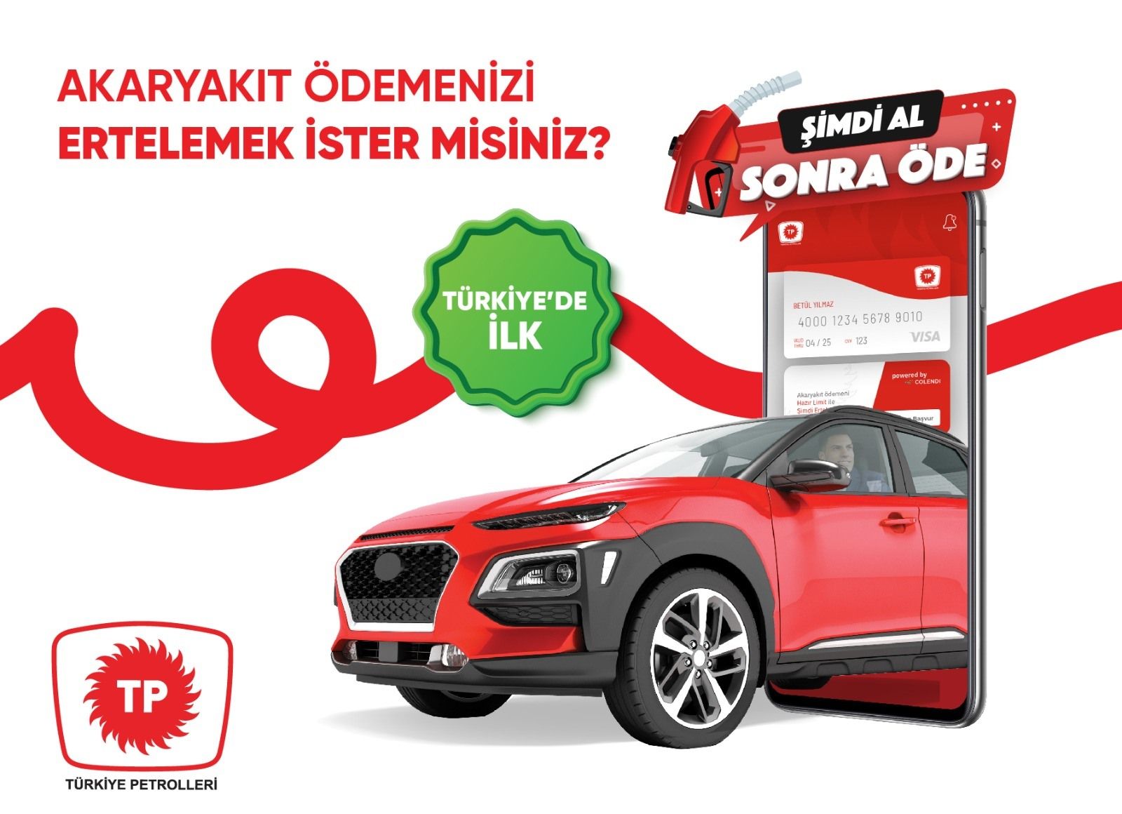 Мобильное приложение TP Mobile доступна услуга «Купи топливо сейчас, плати позже» на АЗС Turkish Petroleum Турция