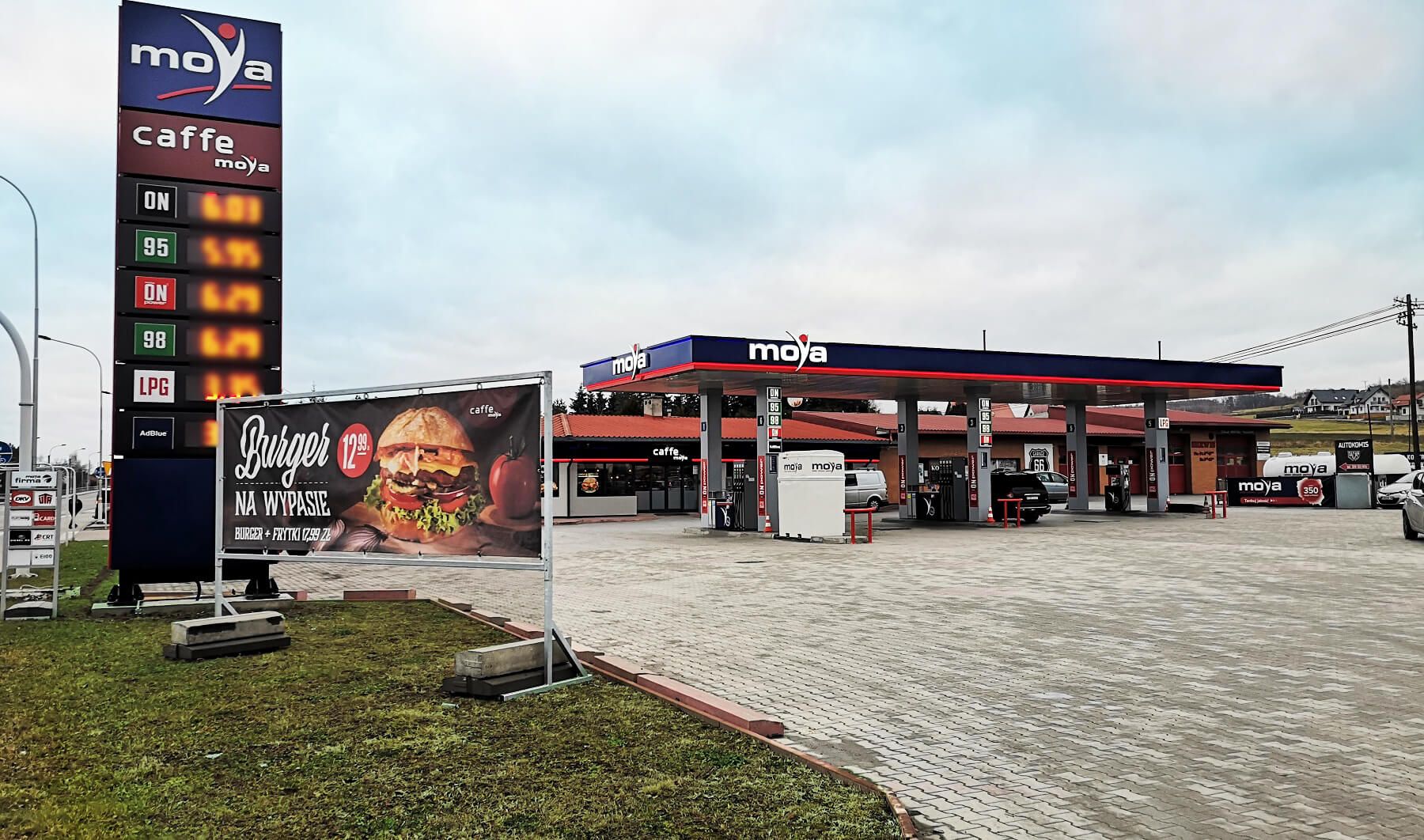 Автозаправочная станция MOYA в Жешуве (Польша)