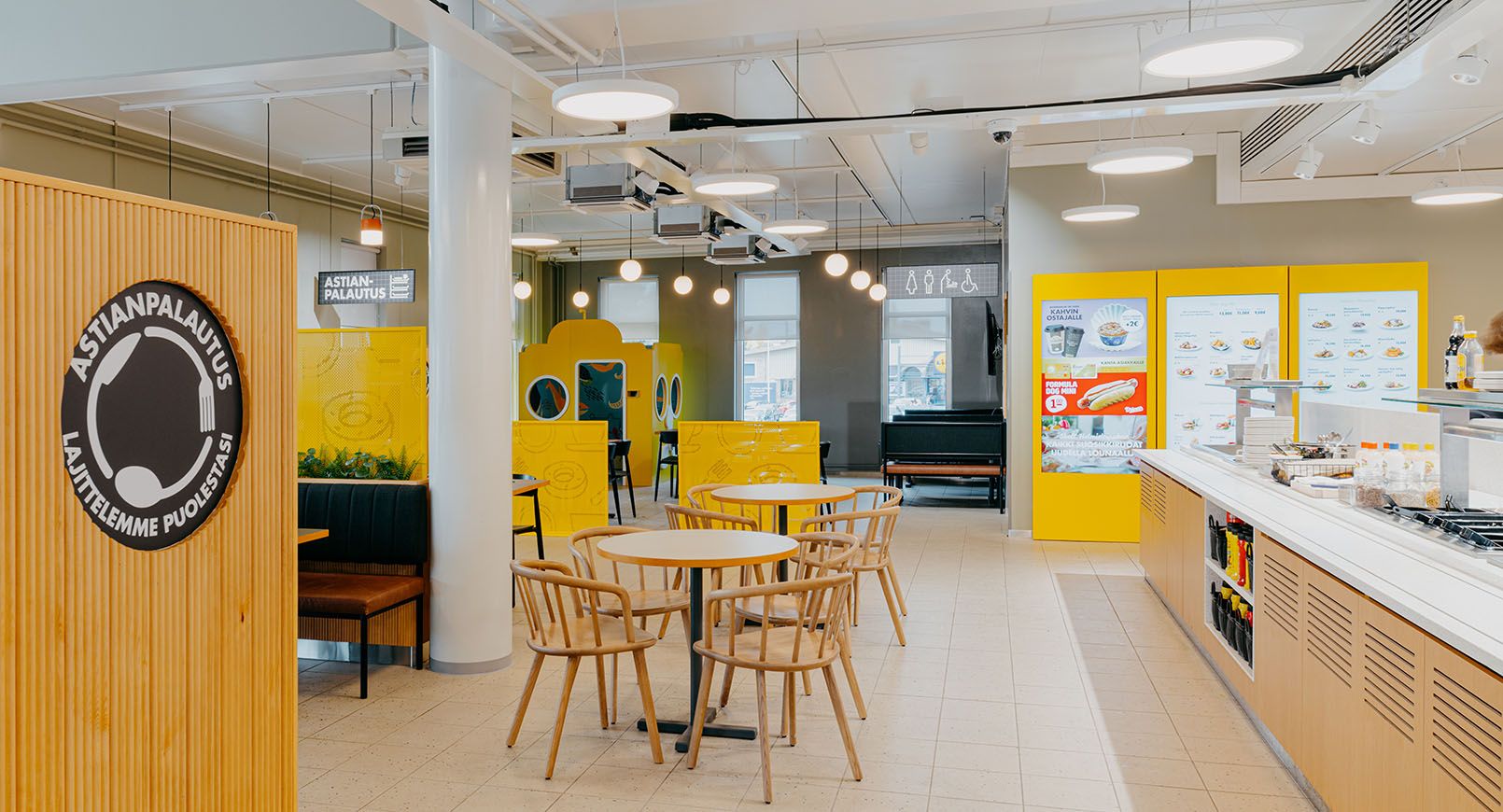 Сеть ресторанов HelmiSimpukka (Финляндия) разработала новый дизайн своих заведений