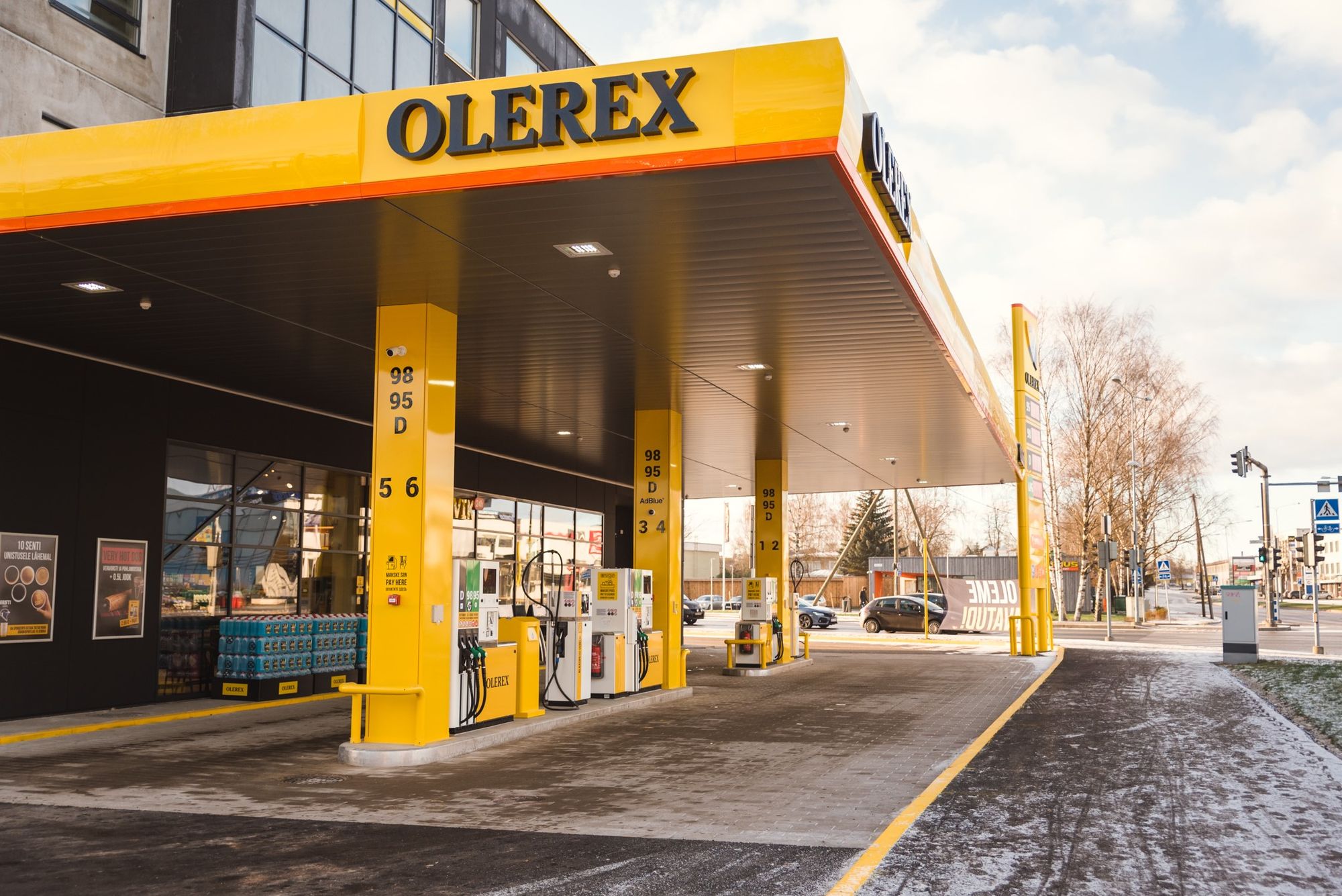 Новый автозаправочный комплекс Olerex в Тарту (Эстония)