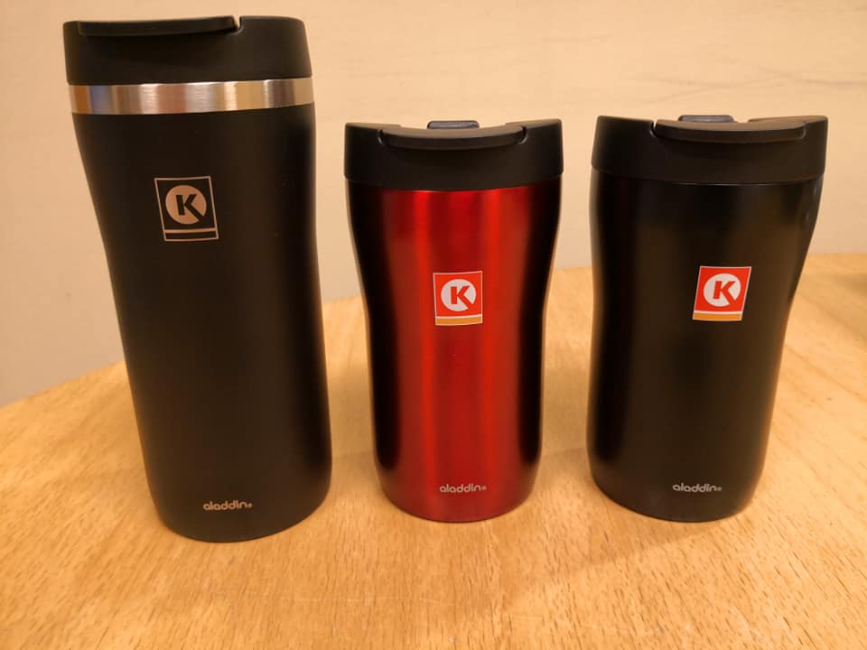 Чашки для кофе Circle K 2019 года изготовлены в двух вариантах – стандартном (240 мл) и премиальном (350 мл)
