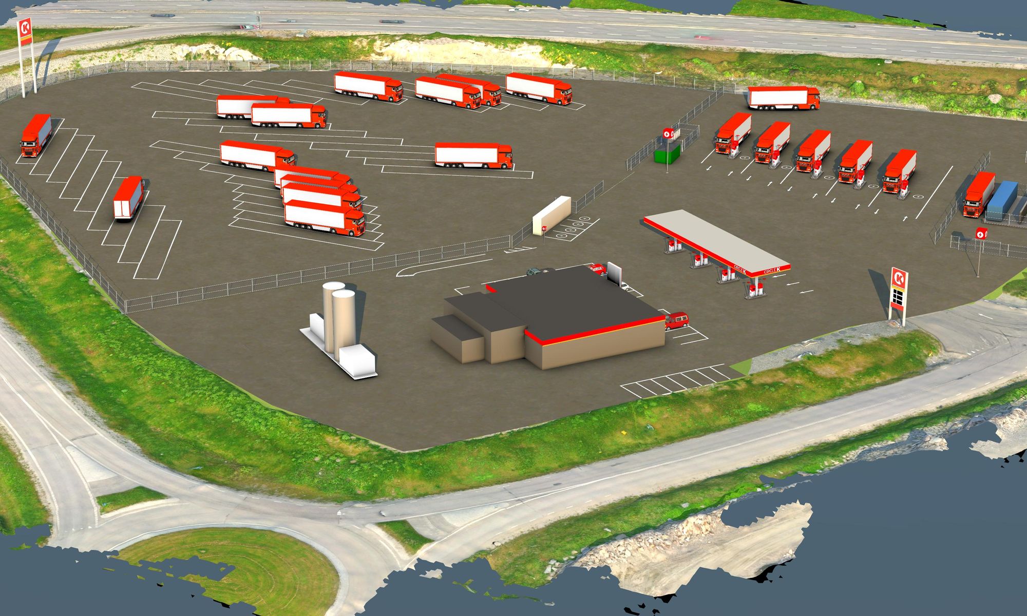 В порту Гётеборг Circle K откроет первую в Скандинавии АЗС общего пользования для заправки фур водородом