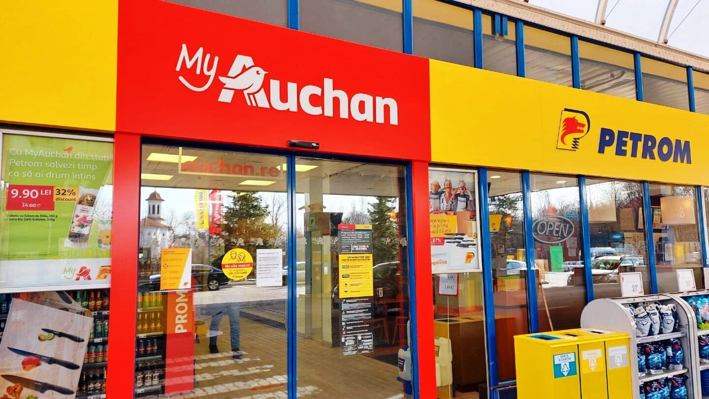 Партнерство с Auchan распространится на все 400 АЗС Petrom в Румынии до конца 2025 год