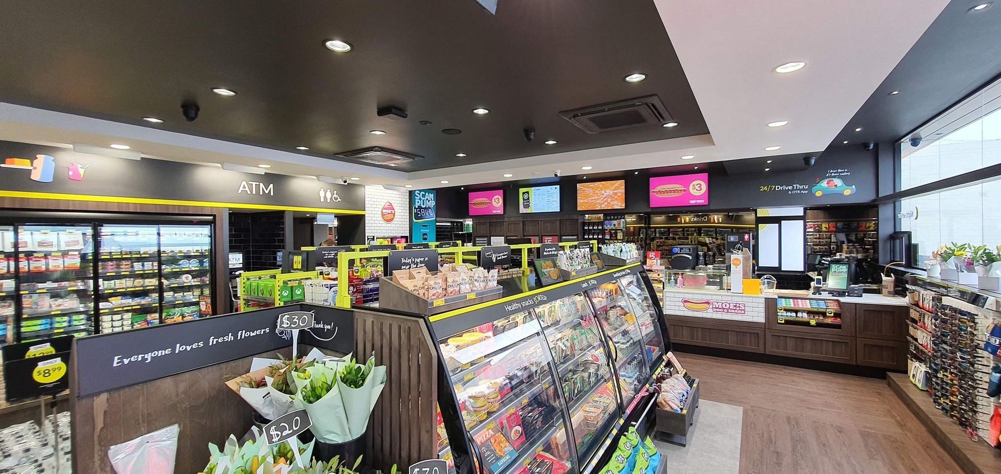 Магазин на АЗС OTR Alphington (Австралия) обеспечивает максимальное удобство для покупателей и популярные предложения собственных брендов