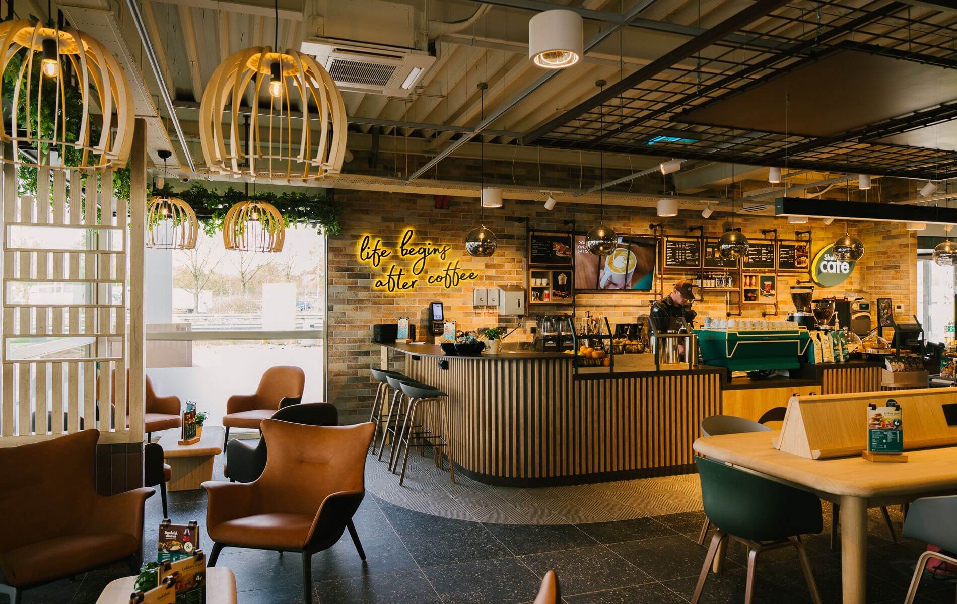 Первое Shell Café в магазине на АЗС с собственным эспрессо-баром