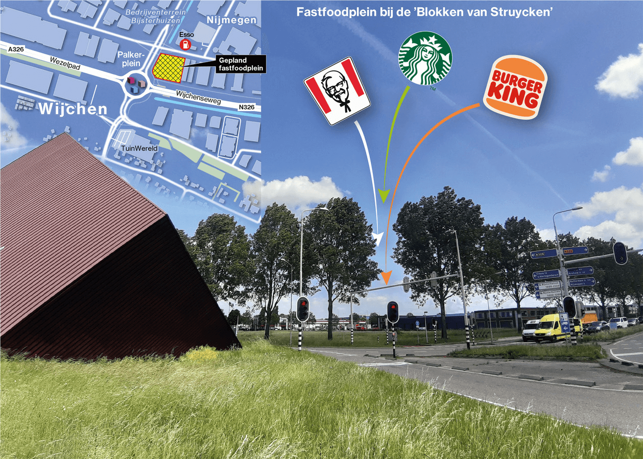 Строительство новый фудкорт EG Group с Burger King, KFC и Starbucks (Нидерланды)