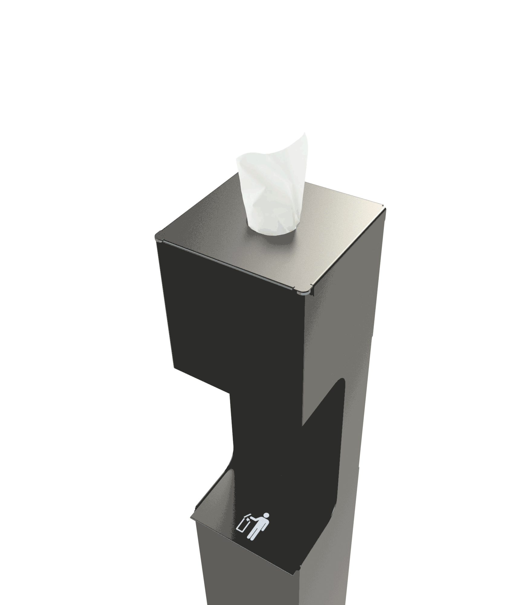 Инновационный диспенсер туалетной бумаги для писсуаров Туалет на АЗС