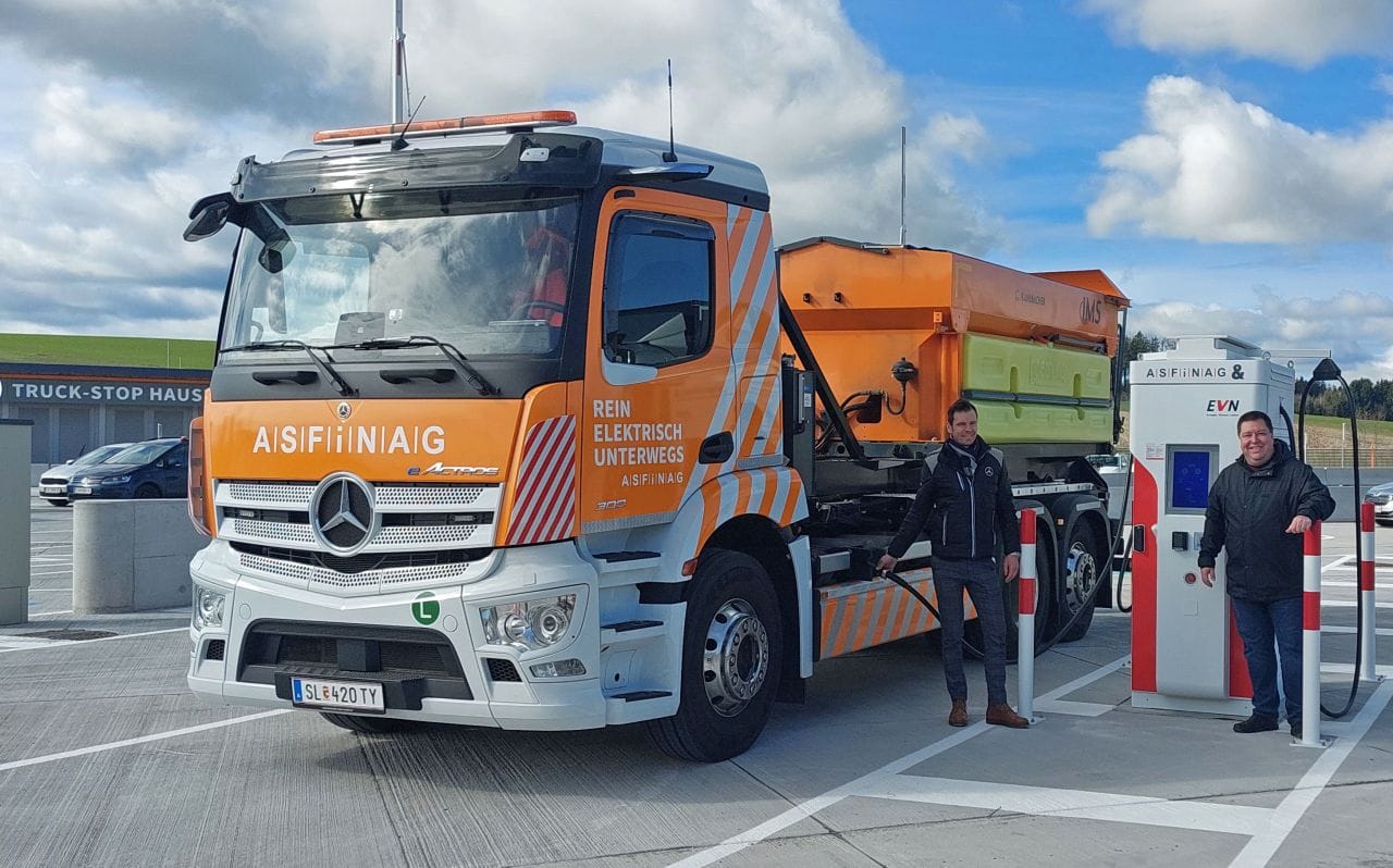 ASFINAG открывает современную стоянку для грузовиков