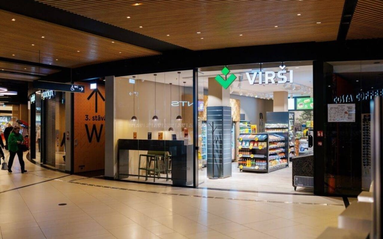 Virši открывает магазин в торговом центре Риги