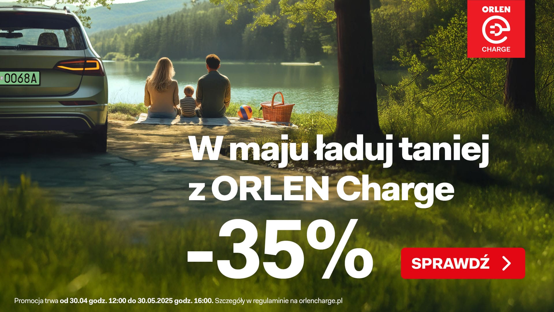 ORLEN запускает рекордную акцию: зарядка электромобилей со скидкой 35%