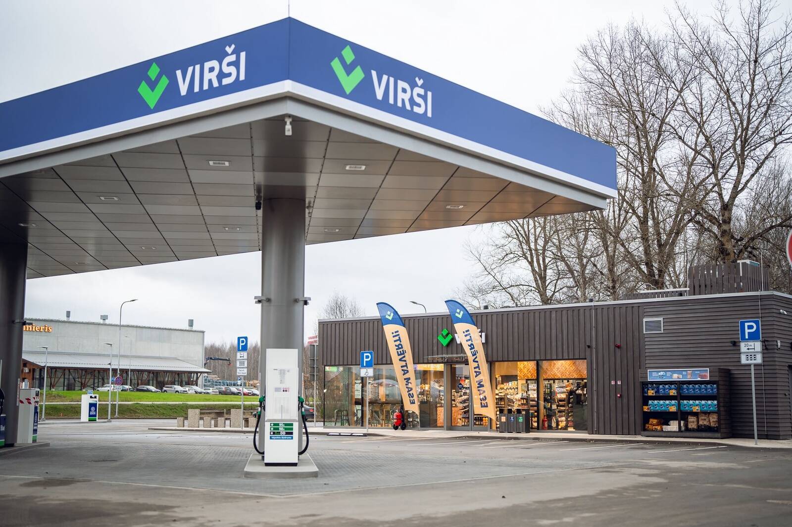 Инвестировав 1,6 млн евро Virši открывает новую АЗС в Латвии