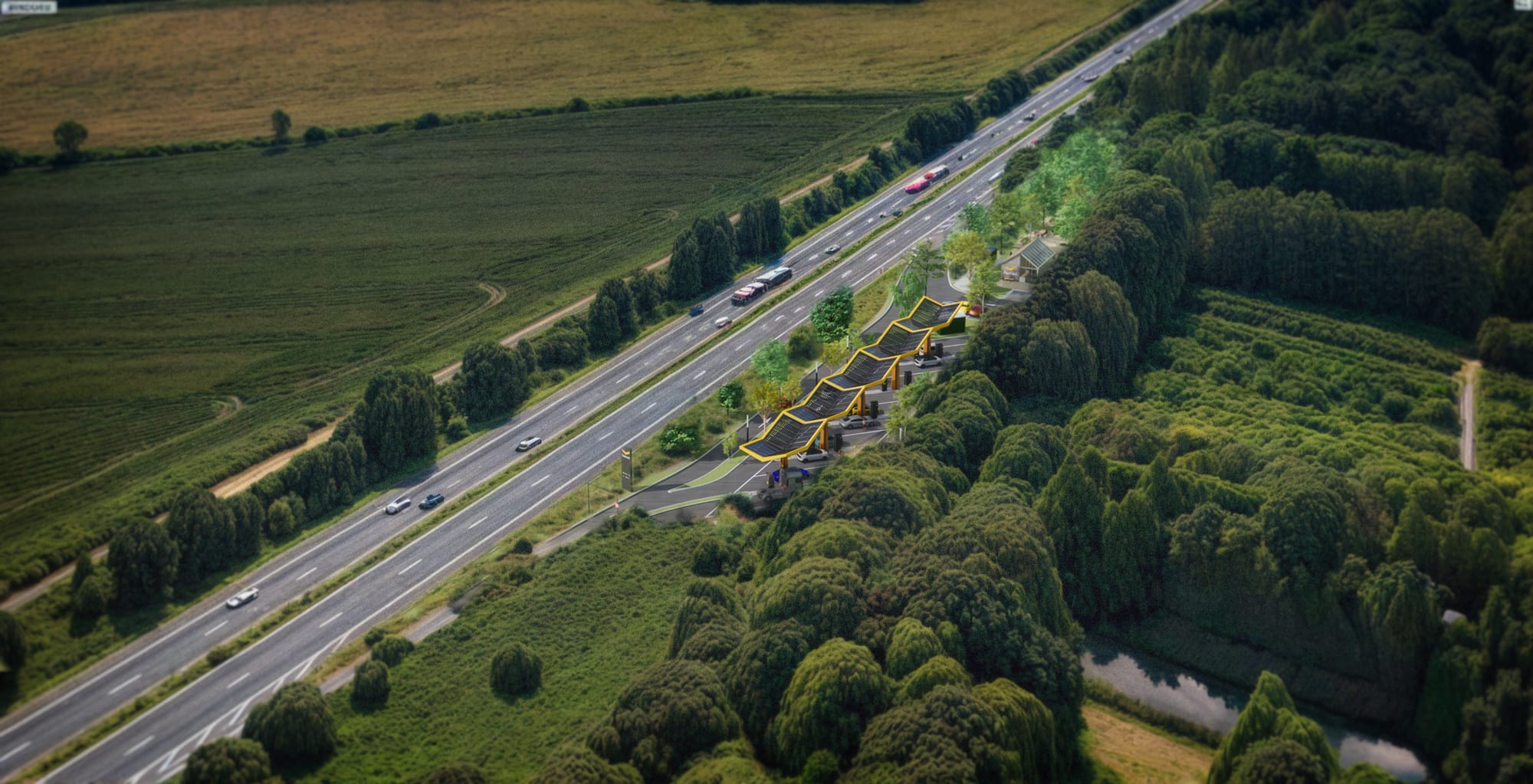 Fastned построит во Франции первую сервисную зону, предназначенную исключительно для электромобилей