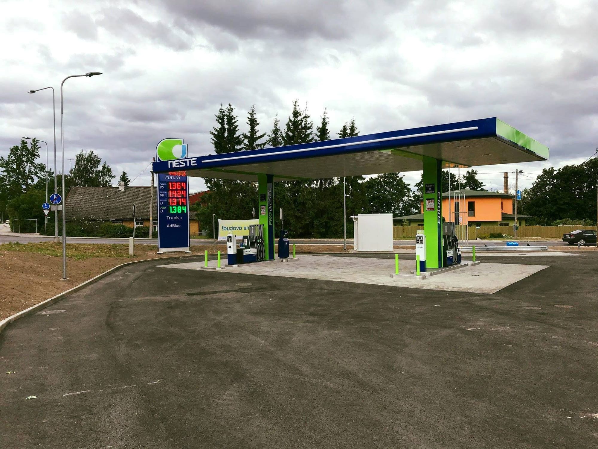 Сеть автозаправочных станций Neste в Эстонии расширилась