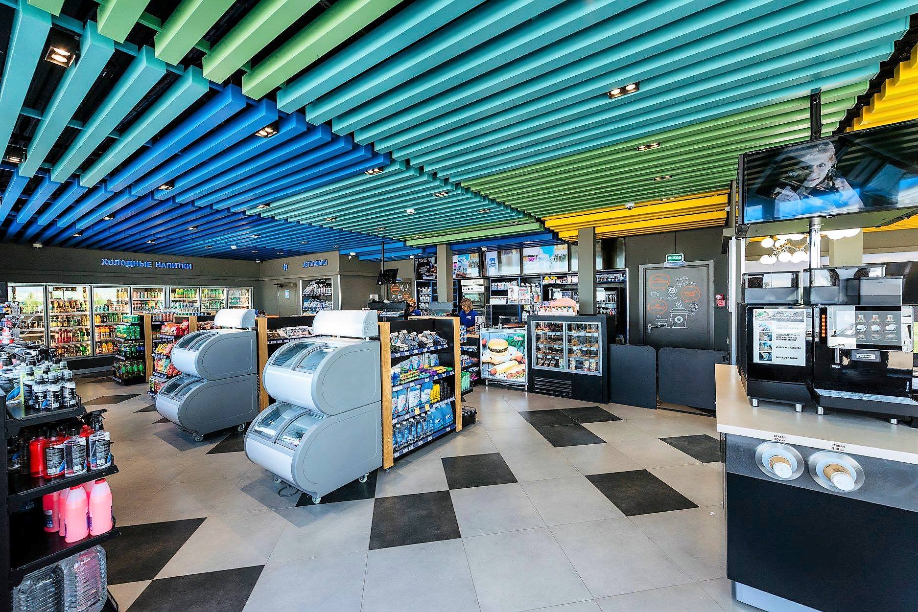 Открылась АЗС "Газпромнефть" с обновленным интерьером и экстерьером