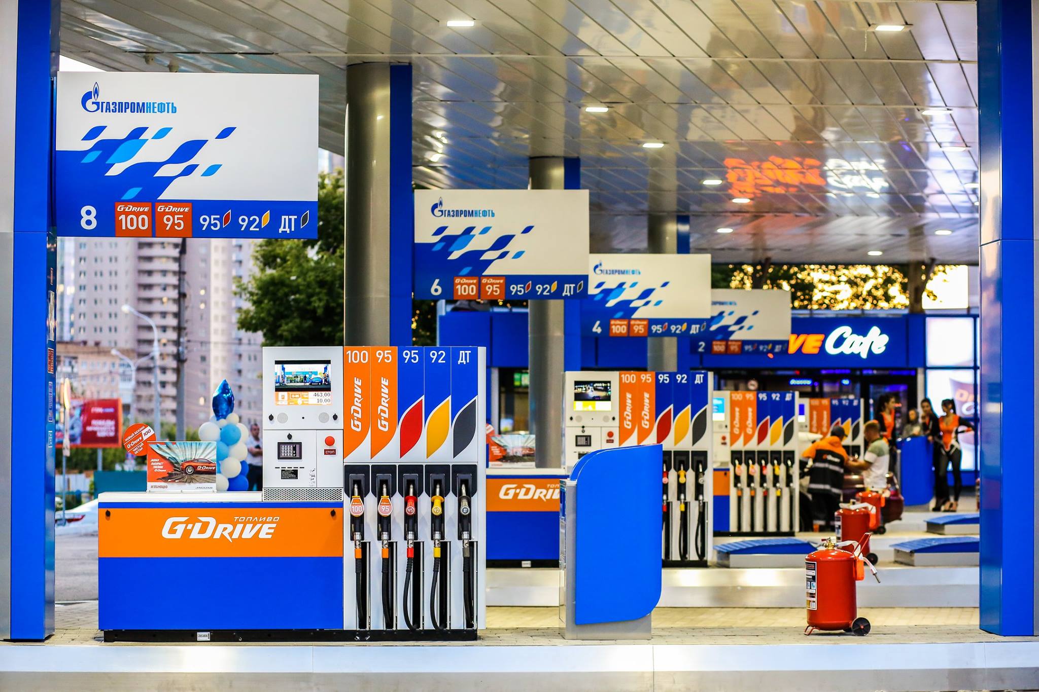 Первая автозаправочная станция Газпромнефть в Самаре