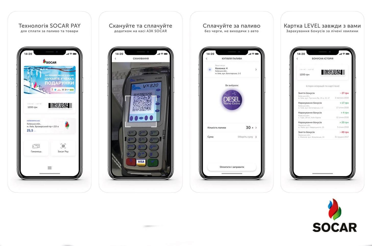 Чтобы приобрести кофейный напиток, достаточно просто просканировать его QR-код в приложении SOCAR level