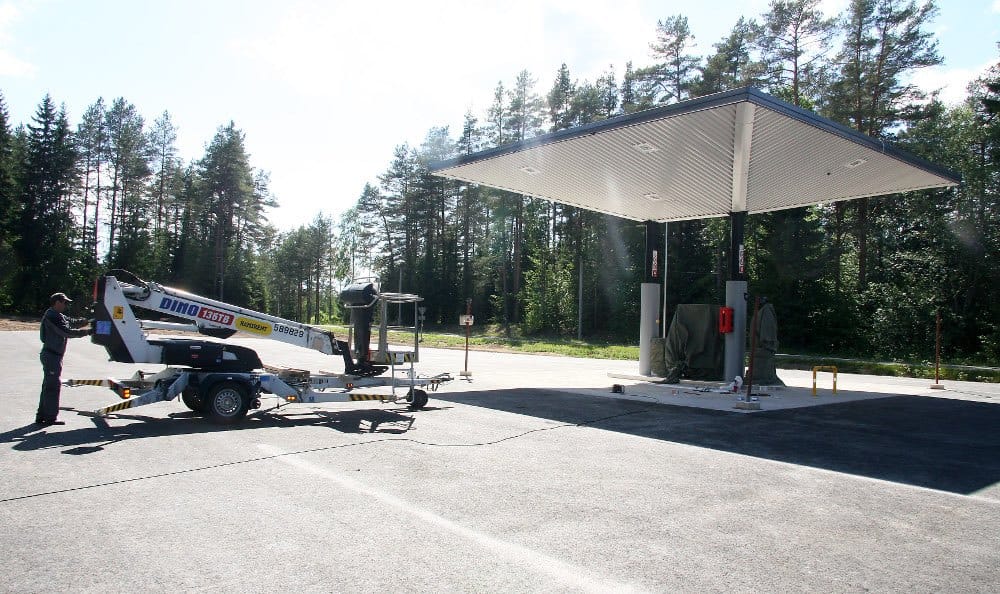 Муниципальная заправка в Эстонии