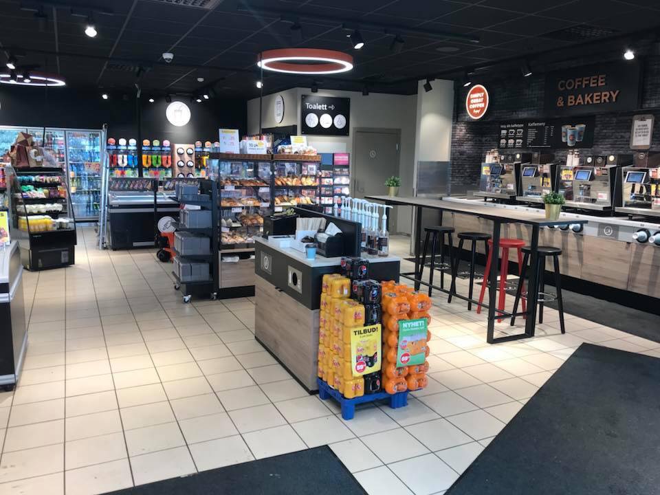 Новый магазин на АЗС Circle K в Норвегии