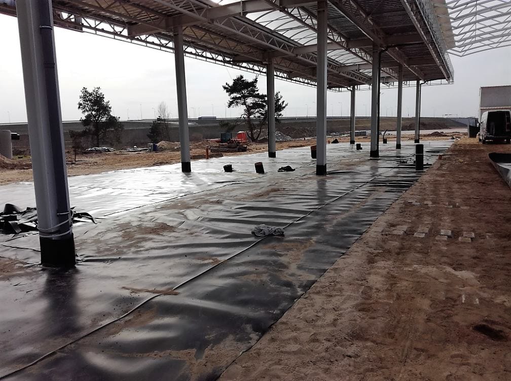 Герметизация автозаправочной станции в Польше