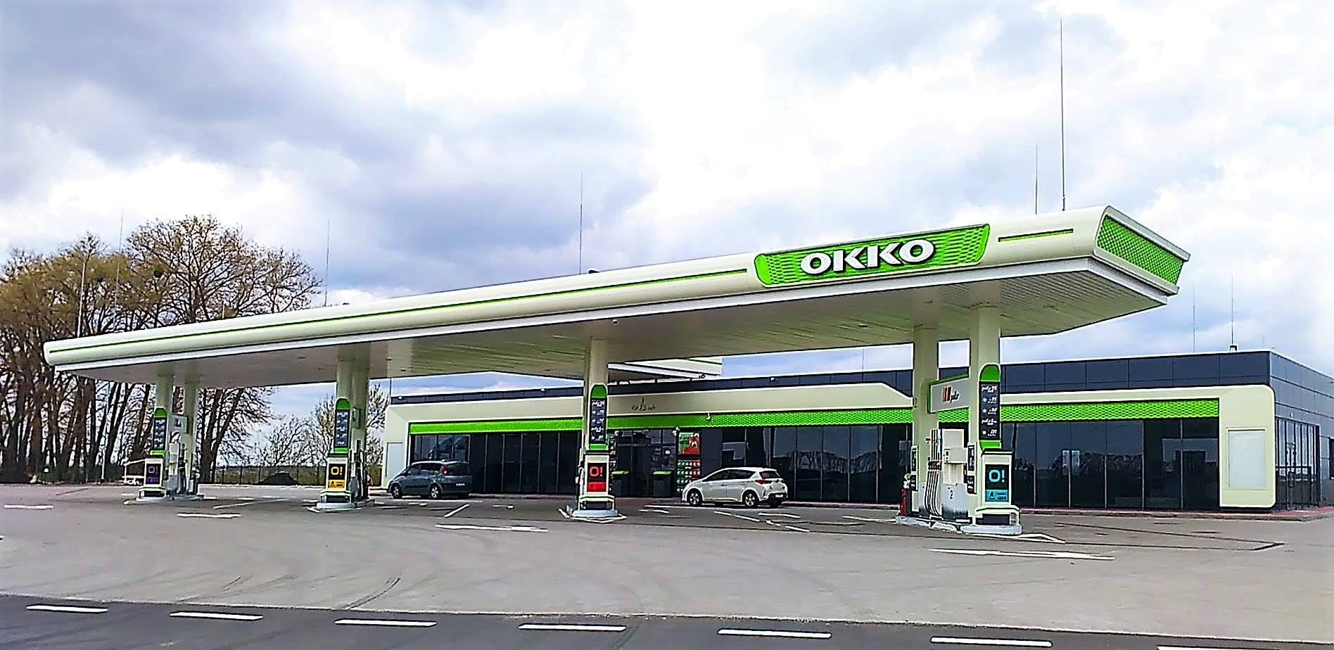 Станция ОККО с мультитопливной колонкой