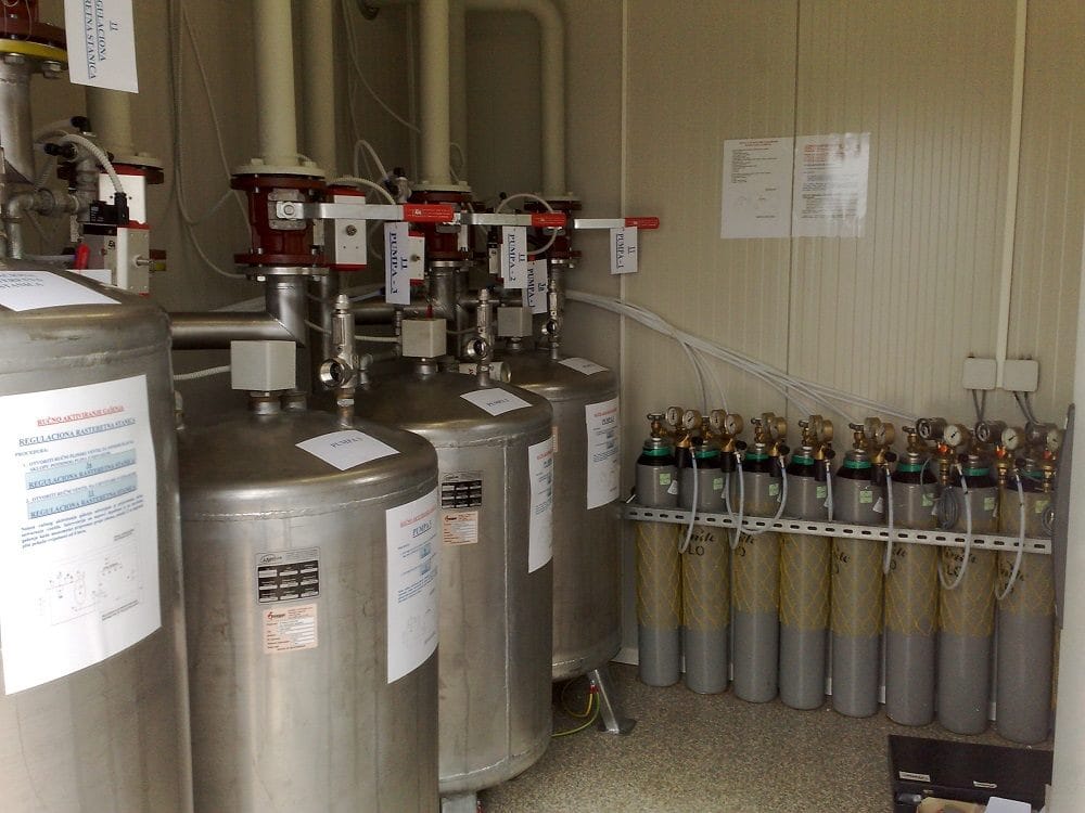 Автоматическая система пожаротушения на АЗС в Словении