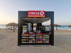 Circle K на пляже в Египте