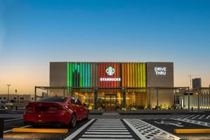 Новая кофейня Starbucks Drive Thru Store в Дубае