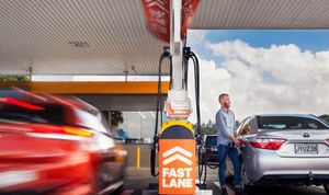 С Fastlane оплата топлива происходит с помощью номерного знака автомобиля