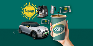 Купи кофе в Shell Café и выиграй электрический MINI Cooper