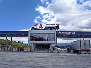 Крупнейшая в Европе зона обслуживания Andamur для грузовых автомобилей
