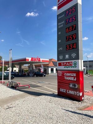 Больше станций AVIA с магазинами SPAR Express