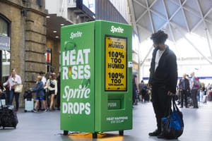 Торговый автомат Sprite распознает причины раздражительности людей