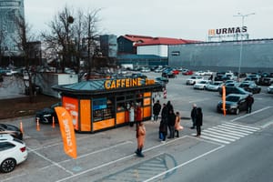 Новый Caffeine Drive в ретро-стиле в Каунасе