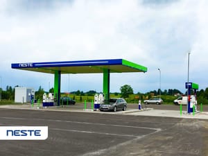 Neste в Латвии будет строить только автоматические АЗС без магазинов с едой