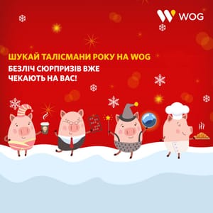 Поросята-волшебники делают предсказания и дарят подарки на WOG