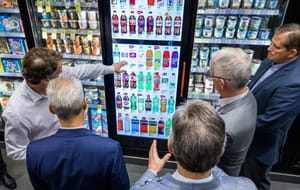 Таргетированная реклама в дверях холодильного шкафа как будущее розничной торговли