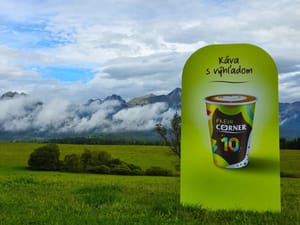 Вид на горы, как конкурентное преимущество АЗС Slovnaft в Словакии