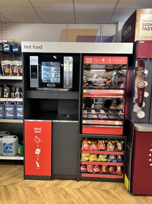 Организация зоны горячей еды на вынос в магазине на АЗС