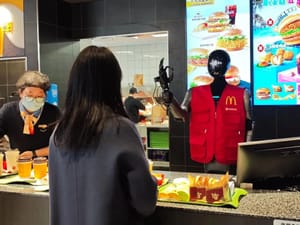 McDonald's тестирует гуманоидных роботов в Китае