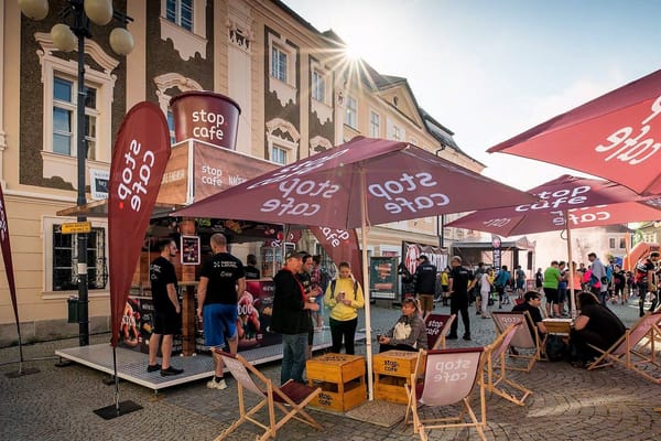Выездная гастрономическая концепция Stop Cafe в Чехии