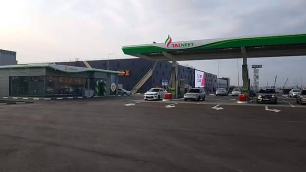 Новая автозаправочная станция «Татнефть»