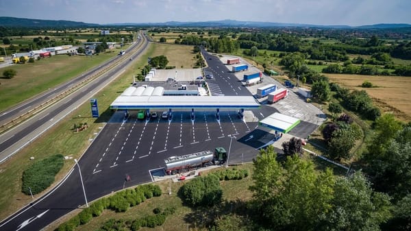 Трассовый многофункциональный комплекс OMV в Сербии