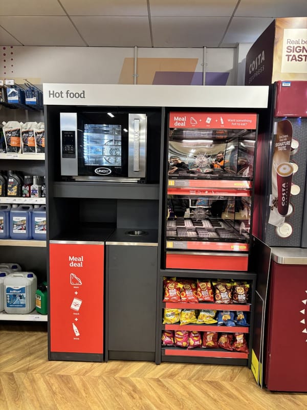 Организация зоны горячей еды на вынос в магазине на АЗС